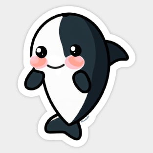 Whale Cow Cutie Sticker